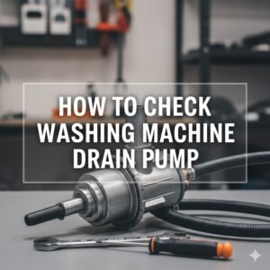 How to check washing machine drain pump